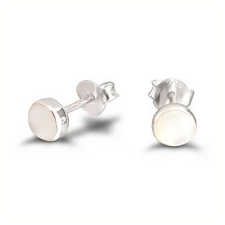 S306303S Mother of Pearl Stud Earrings in 925 Sterling Silver