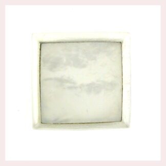 Sterling Silver Slide with Mother of Pearl 925