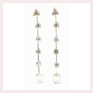 Dangle Diamond Earrings
