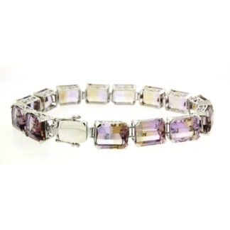 Ametrine Bracelet in Platinet